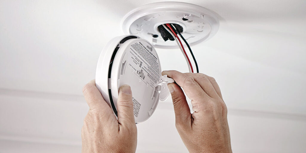 Call Angelo for Smoke detector installation + maintenance